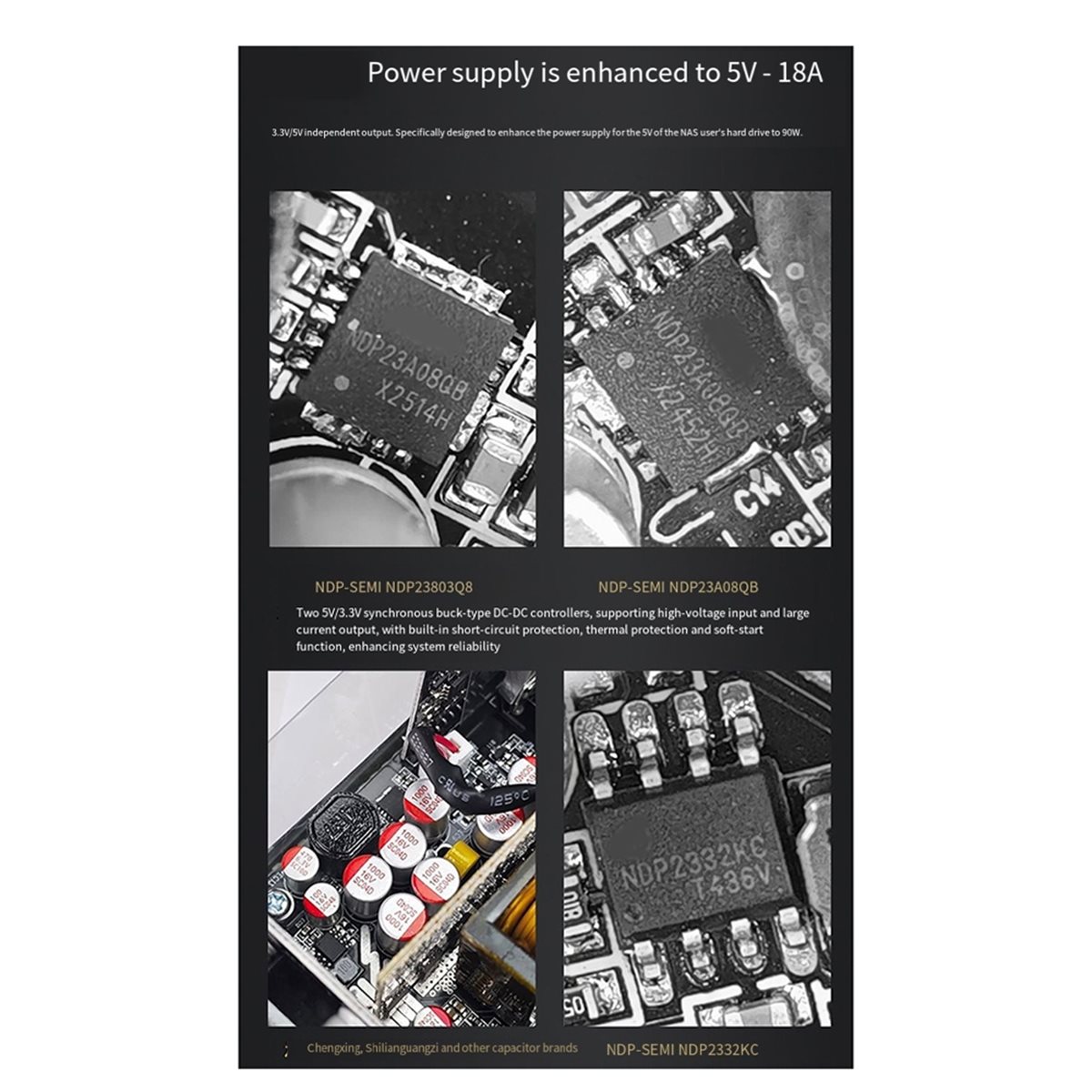 Flex Atx Power Supply 600W 1U - [AC18 디지털]/플렉스 600W 모듈형 전원 공급