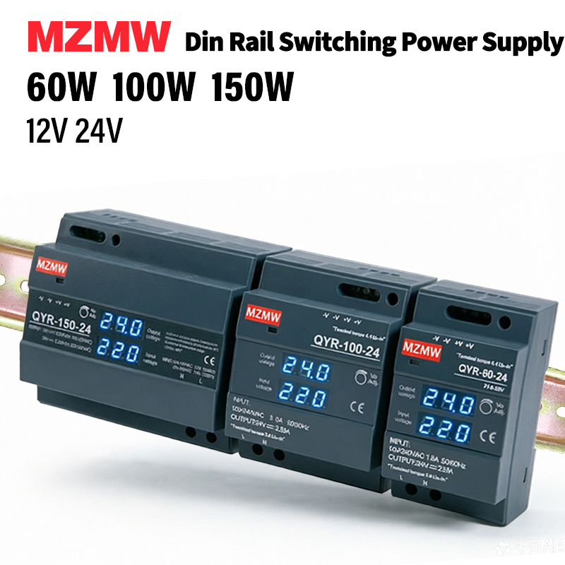 Smps Power Supply - MZMW 60W 100W 150W DIN 레일