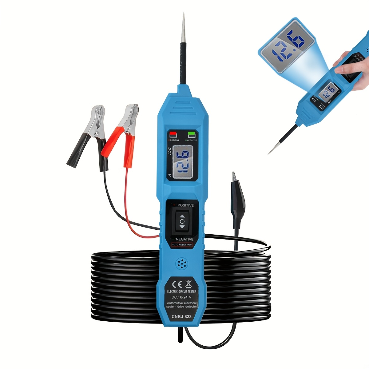 Power Supply Tester - 전원 회로 프로브 테스터 6V-24V DC