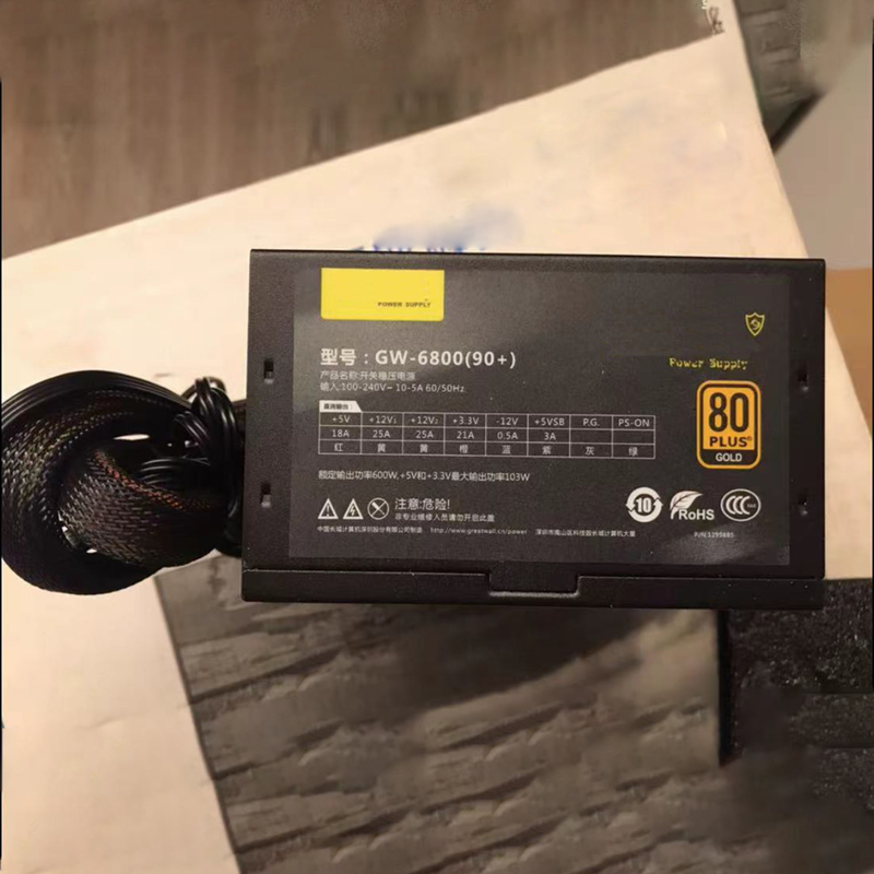 GW-6800 (90+) 600W 전원 공급 장치 정격 - Modular Power Supply 리뷰 및 가격