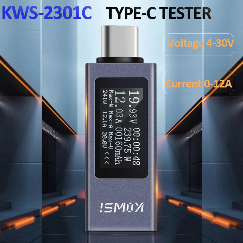 타입-C 전류 전압 모니터 KWS-2301C DC 4- - Power Supply Tester 리뷰 및 가격