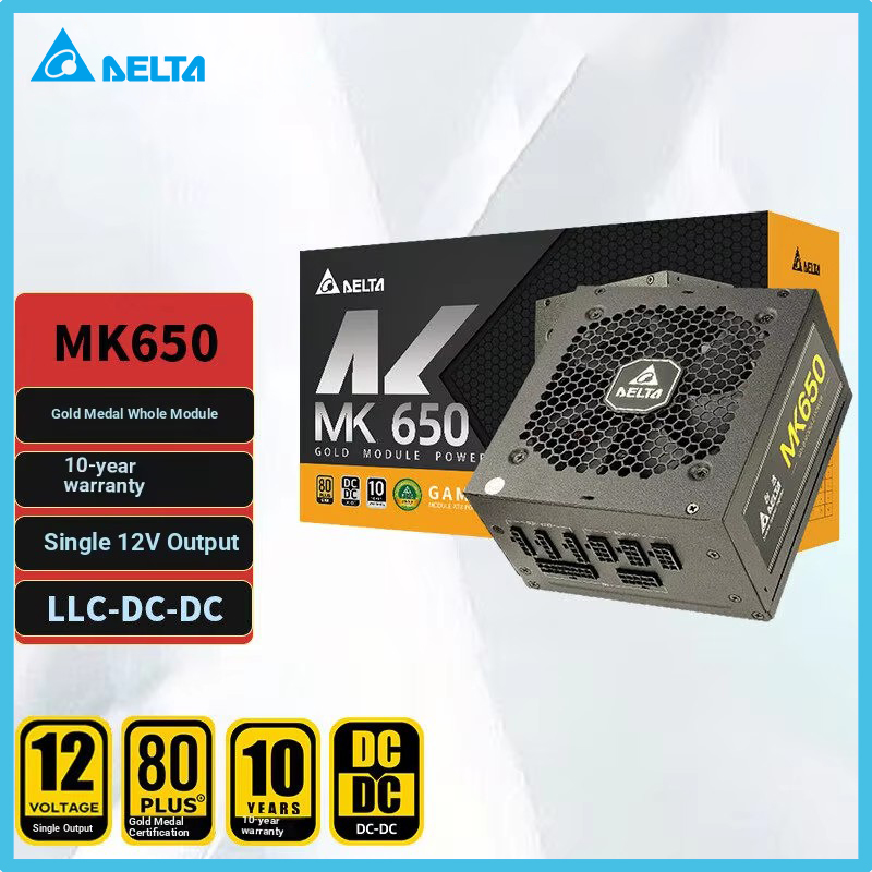 델타 MK650, 650W 정격 출력, 골드 등급, 완 - Power Supply 650W 리뷰 및 가격