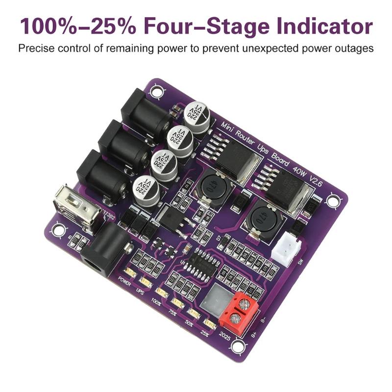 미니 라우터 UPS 보드 40W 배터리 충전 보드 5V - Power Supply 12V 리뷰 및 가격