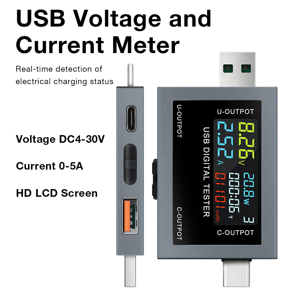 USB Type-C 충전 테스터 DC 4.5-50V 0 - Power Supply Tester 리뷰 및 가격