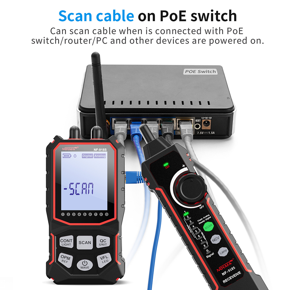 Noyafa 네트워크 케이블 테스터 LCD 디스플레이  - Power Supply Tester 리뷰 및 가격