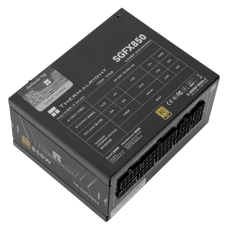 써멀라이트 SGFX850 골드 풀 모듈 SFX 850W - Server Power Supply 리뷰 및 가격